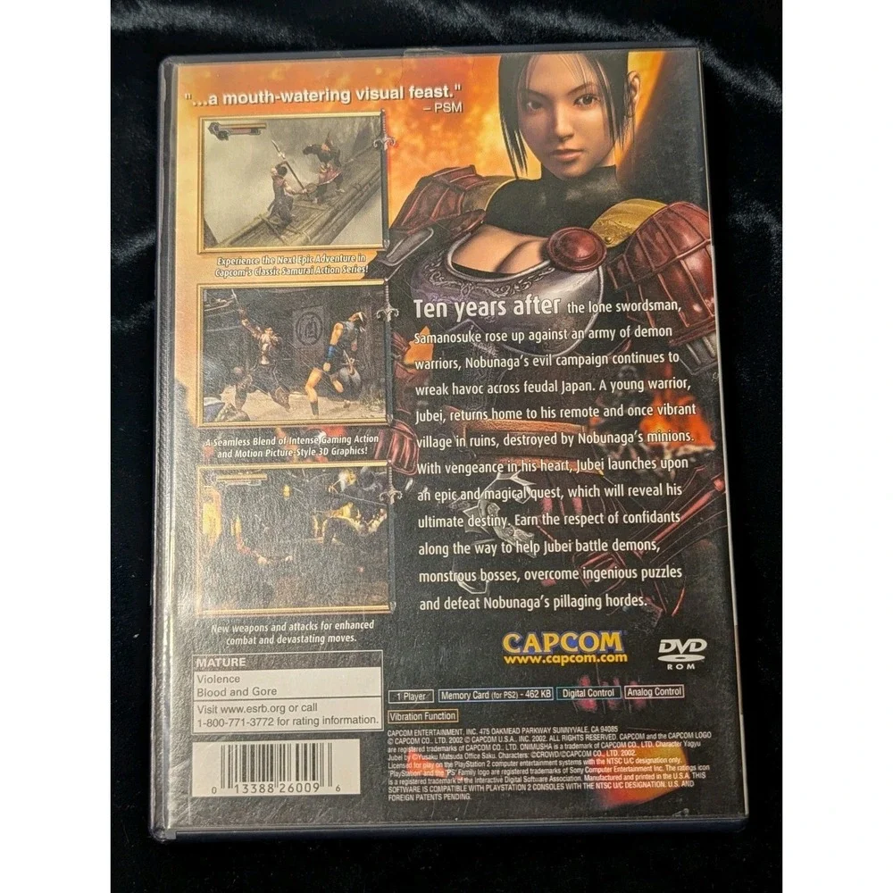 Onimusha 2: Samurai's‎ Destiny (Sony PlayStation 2, 2002) PS2 CIB Complete
